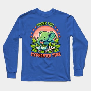 Matcha Elephant Long Sleeve T-Shirt